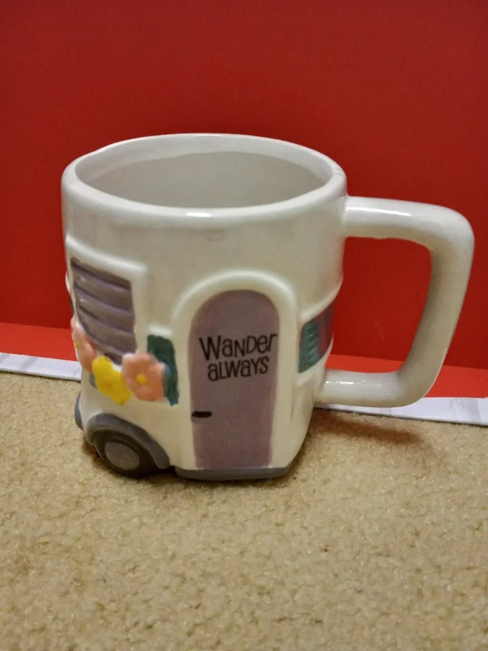 Mug, Novelty for Camper Enthusiasts, Ceramic (Never Used)